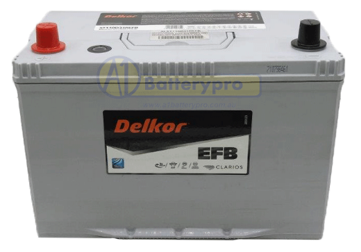 Picture of ST110D31REFB - 12VOLT 820CCA 75AH DELKOR HEAVY DUTY EFB STOP START TECHNOLOGY MAINTENANCE FREE BATTERY - LHP (110D31REFB)