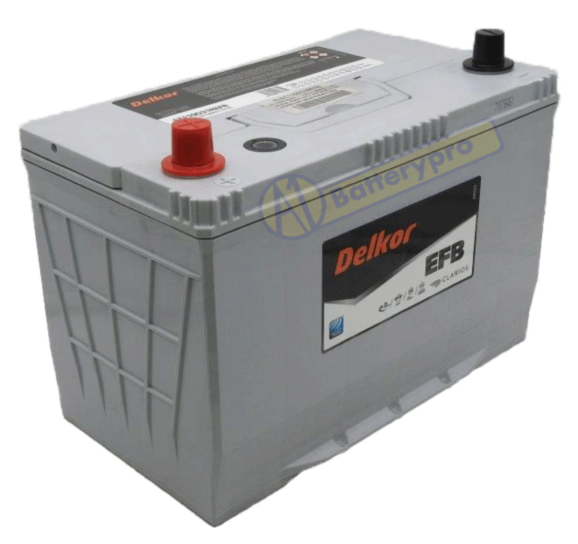 Picture of ST110D31REFB - 12VOLT 820CCA 75AH DELKOR HEAVY DUTY EFB STOP START TECHNOLOGY MAINTENANCE FREE BATTERY - LHP (110D31REFB)