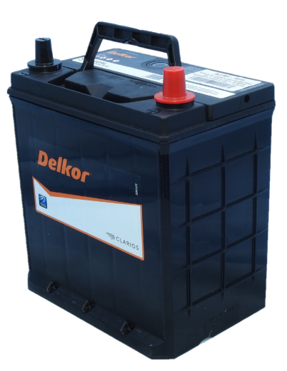 Picture of CMF-40AL - 12VOLT 350CCA 38AH DELKOR HEAVY DUTY CALCIUM MAINTENANCE FREE BATTERY - RHP