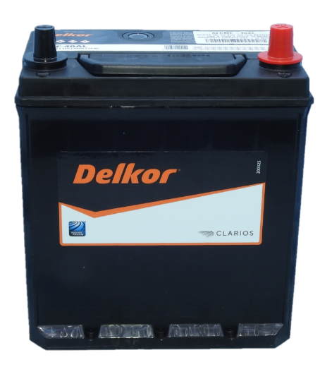 Picture of CMF-40AL - 12VOLT 350CCA 38AH DELKOR HEAVY DUTY CALCIUM MAINTENANCE FREE BATTERY - RHP