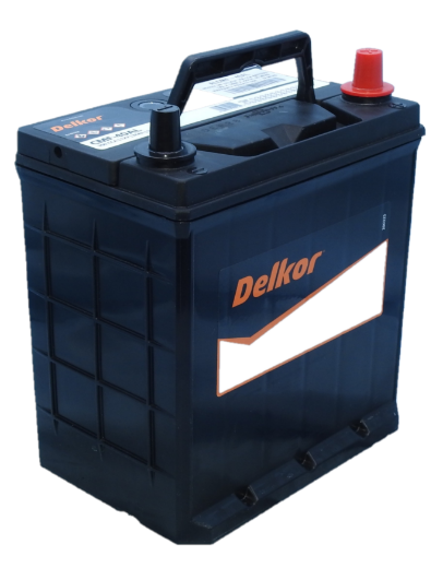 Picture of CMF-40AL - 12VOLT 350CCA 38AH DELKOR HEAVY DUTY CALCIUM MAINTENANCE FREE BATTERY - RHP