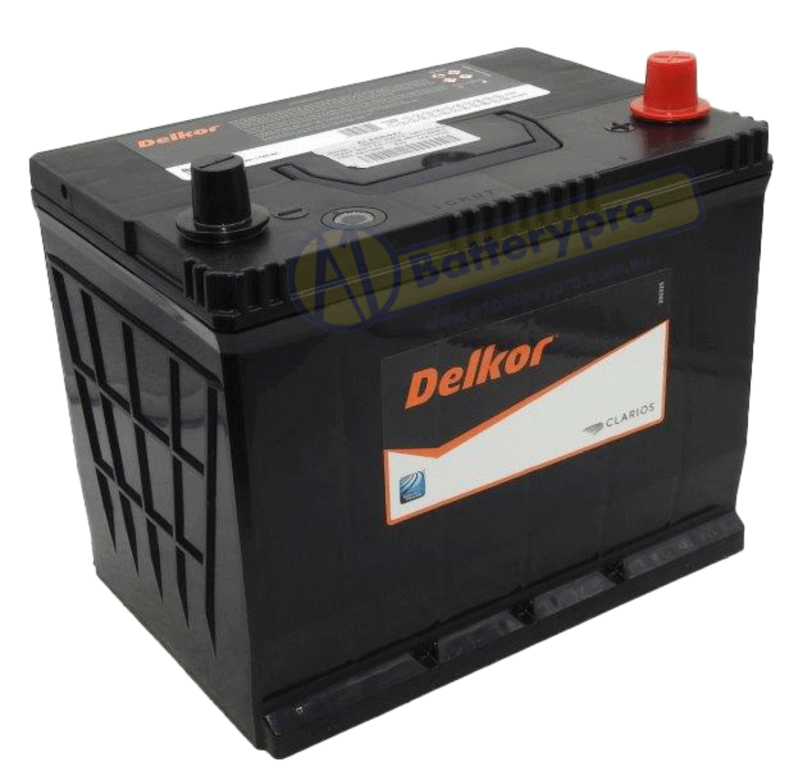 Picture of 80D26L - 12VOLT 600CCA 75AH DELKOR HEAVY DUTY CALCIUM MAINTENANCE FREE BATTERY - RHP