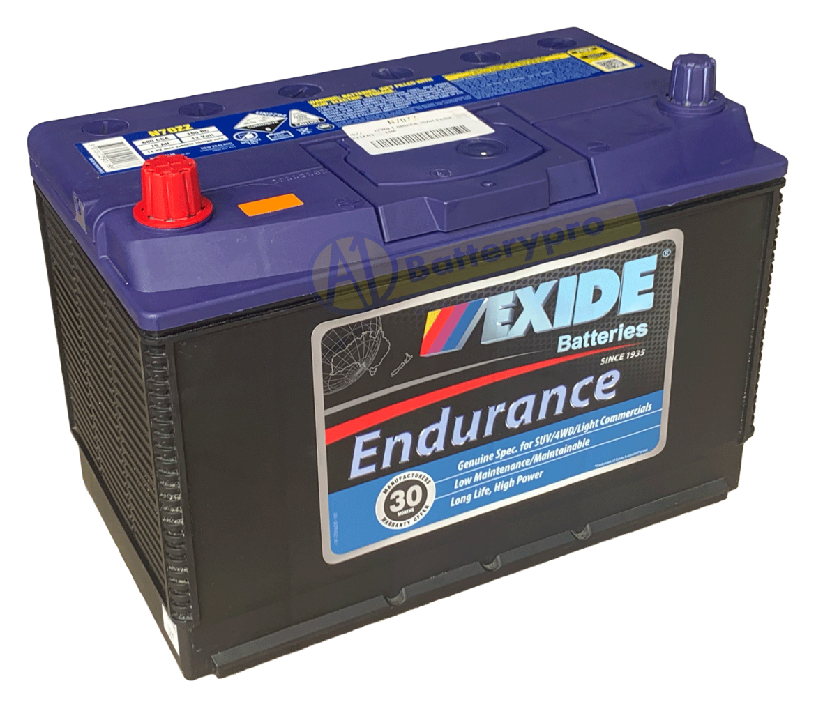 Picture of N70ZZ - 12VOLT 680CCA 75AH EXIDE BATTERY - LHP