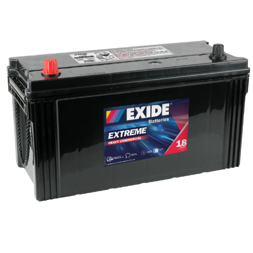 Picture of N100 - 12VOLT 740CCA 100AH EXIDE CALCIUM MAINTENANCE FREE BATTERY - LHP