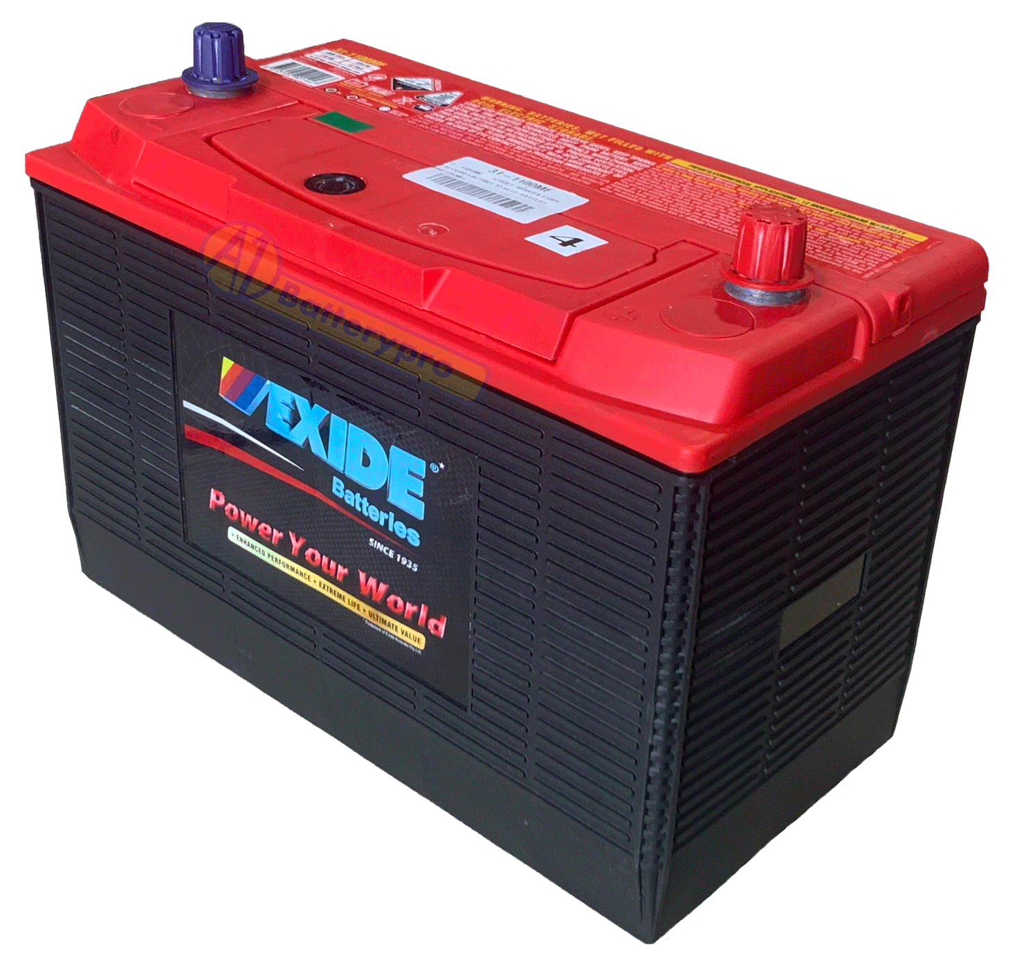 311100MF 311100MF 12VOLT 1000CCA EXIDE CALCIUM FACTORY SEALED