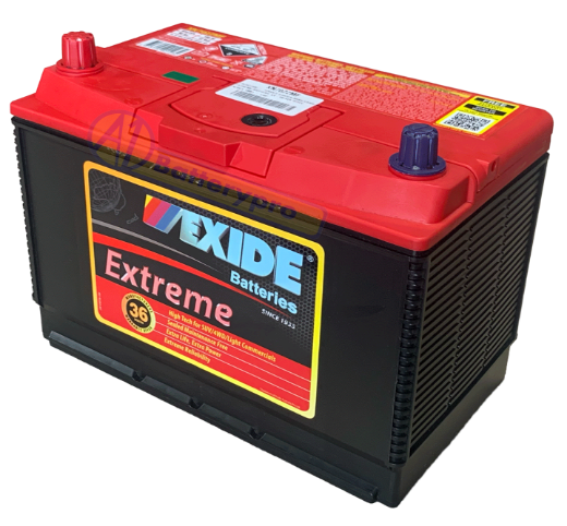 Picture of XN70ZZMF - 12VOLT 830CCA 95AH EXIDE EXTREME BATTERY XX-HEAVY DUTY (N70EX SMF) - LHP