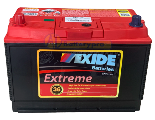 Picture of XN70ZZMF - 12VOLT 830CCA 95AH EXIDE EXTREME BATTERY XX-HEAVY DUTY (N70EX SMF) - LHP