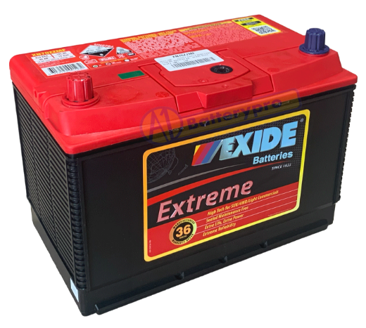 Picture of XN70ZZMF - 12VOLT 830CCA 95AH EXIDE EXTREME BATTERY XX-HEAVY DUTY (N70EX SMF) - LHP