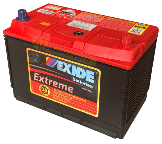 Picture of XN70ZZLMF - 12VOLT 830CCA 95AH  EXIDE EXTREME BATTERY XX-HEAVY DUTY (N70EXL SMF) - RHP