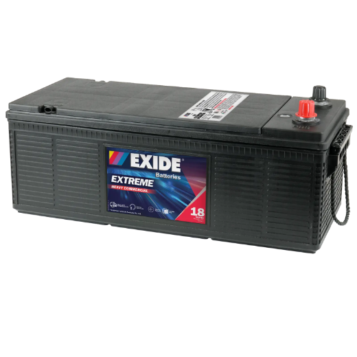 Picture of N94MF - 12VOLT 900CCA 145AH EXIDE MAINTENANCE FREE BATTERY - NO SIDE LEDGES (N94) - LHP