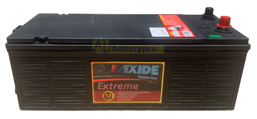 Picture of N94MF - 12VOLT 900CCA 145AH EXIDE MAINTENANCE FREE BATTERY - NO SIDE LEDGES (N94) - LHP