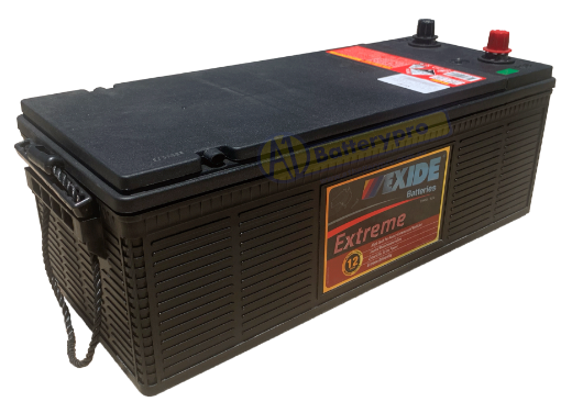 Picture of N94MF - 12VOLT 900CCA 145AH EXIDE MAINTENANCE FREE BATTERY - NO SIDE LEDGES (N94) - LHP