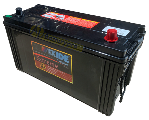 Picture of N100CMF - 12VOLT 740CCA 100AH EXIDE CALCIUM MAINTENANCE FREE  BATTERY - RHP