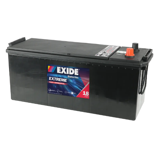 Picture of N120EURO - 12VOLT 120AH 930CCA EXIDE CALCIUM FACTORY SEALED BATTERY - LHP - N120MF OPPOSITE POLARITY