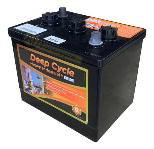 Picture of ED12 - 6VOLT 600CCA 95AH EXIDE BATTERY  (12B N12)
