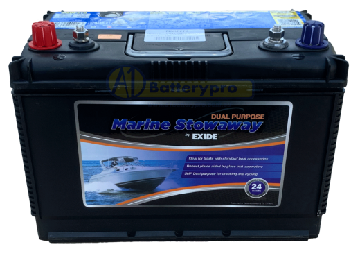 Picture of MSDP27D - 12VOLT 750CCA 105AH EXIDE DUAL PURPOSE DEEP CYCLE/MARINE BATTERY -  LHP