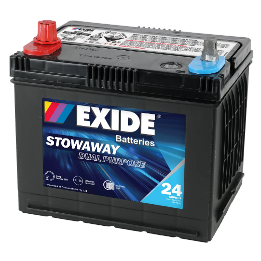 Picture of MSDP22 - 12VOLT 520CCA 60AH EXIDE DUAL PURPOSE DEEP CYCLE/ MARINE BATTERY - LHP