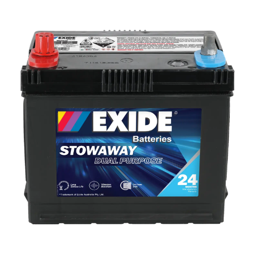 Picture of MSDP22 - 12VOLT 520CCA 60AH EXIDE DUAL PURPOSE DEEP CYCLE/ MARINE BATTERY - LHP