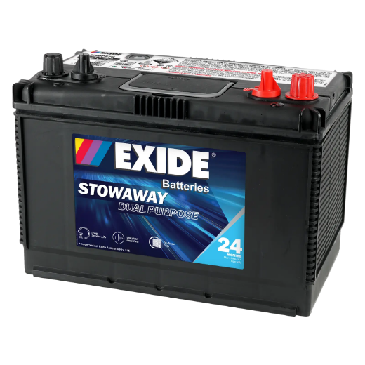 Picture of MSDP27C - 12VOLT 750CCA 105AH EXIDE DUAL PURPOSE DEEP CYCLE/MARINE BATTERY RHP - (MSDP27L)