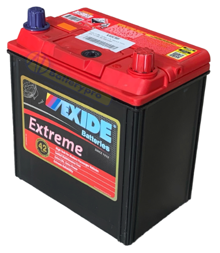 Picture of NS40ZALMF - 12VOLT 400CCA 44AH EXIDE EXTRA MF BATTERY (X40C) - RHP