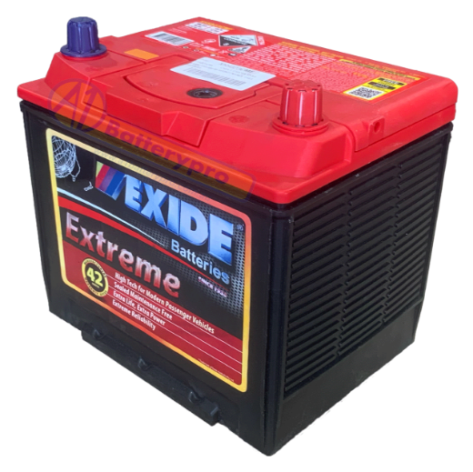 Picture of X55D23CMF - 12VOLT 650CCA 65AH  EXIDE PREMIUM MAINTENANCE FREE BATTERY - RHP