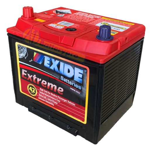 Picture of X55D23D - 12VOLT 650CCA 65AH  EXIDE PREMIUM MAINTENANCE FREE BATTERY - LHP (55D23R)