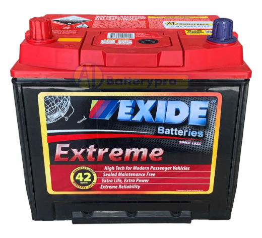 Picture of X55D23D - 12VOLT 650CCA 65AH  EXIDE PREMIUM MAINTENANCE FREE BATTERY - LHP (55D23R)