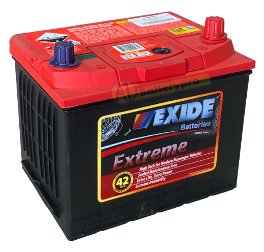 Picture of (X56C) - 12VOLT 630CCA 63AH  EXIDE BATTERY - RHP