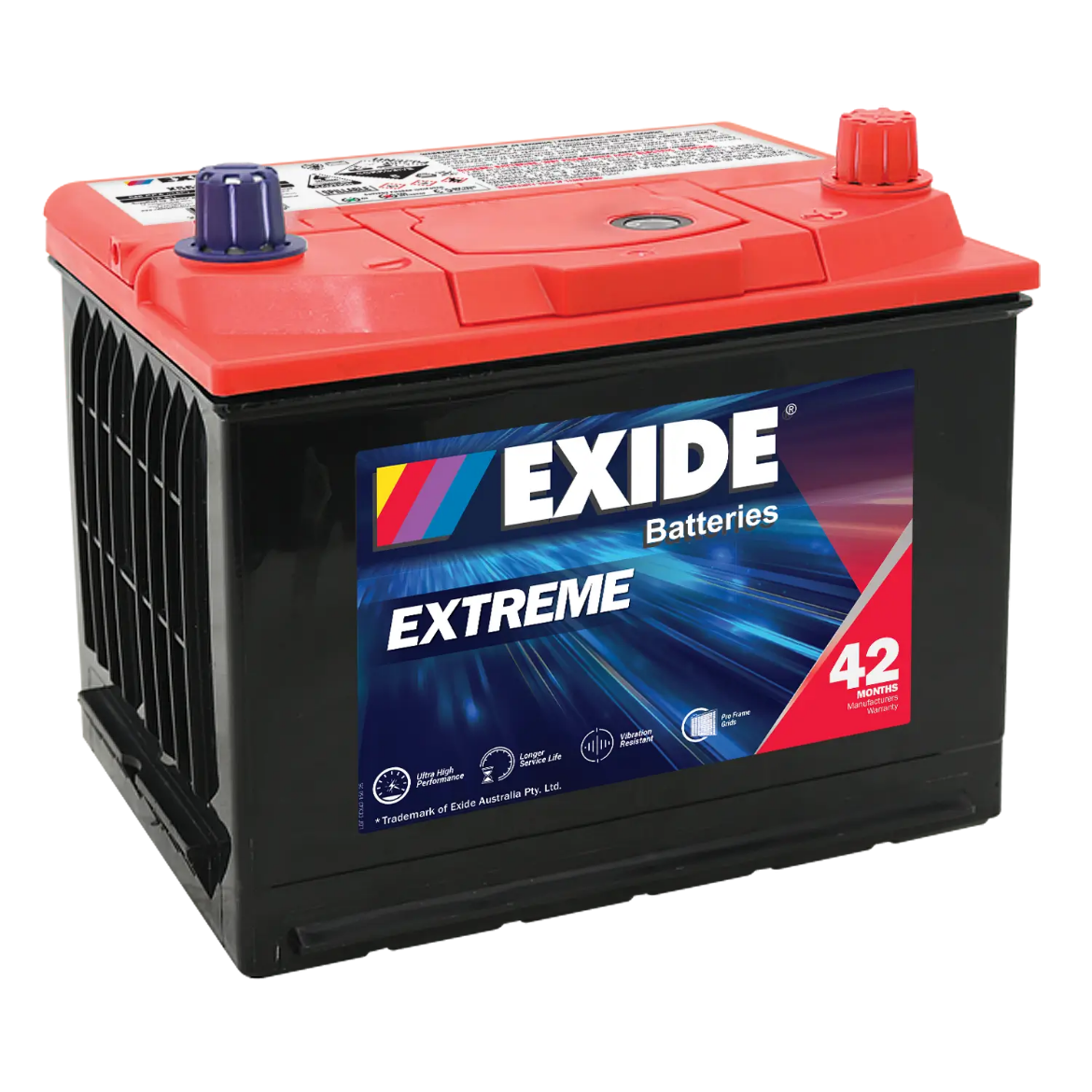 Picture of (X56C) - 12VOLT 630CCA 63AH  EXIDE BATTERY - RHP