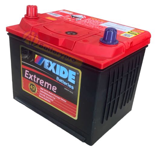 Picture of X56D - 12VOLT 630CCA 63AH EXIDE BATTERY -- EQUIV TO ( NS50XE & P520E ) - LHP