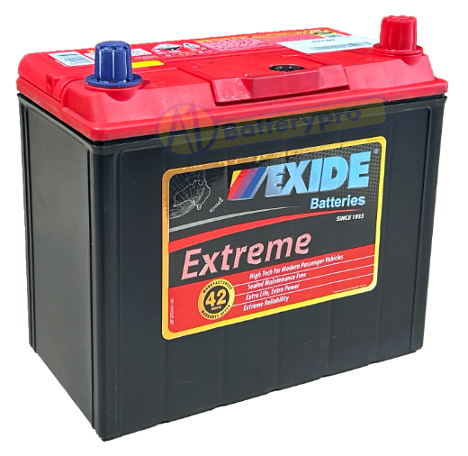 Picture of NS60AL / X60C - 12VOLT 480CCA 50AH EXIDE EXTRA MAINTENANCE FREE BATTERY (55B24LS) - RHP