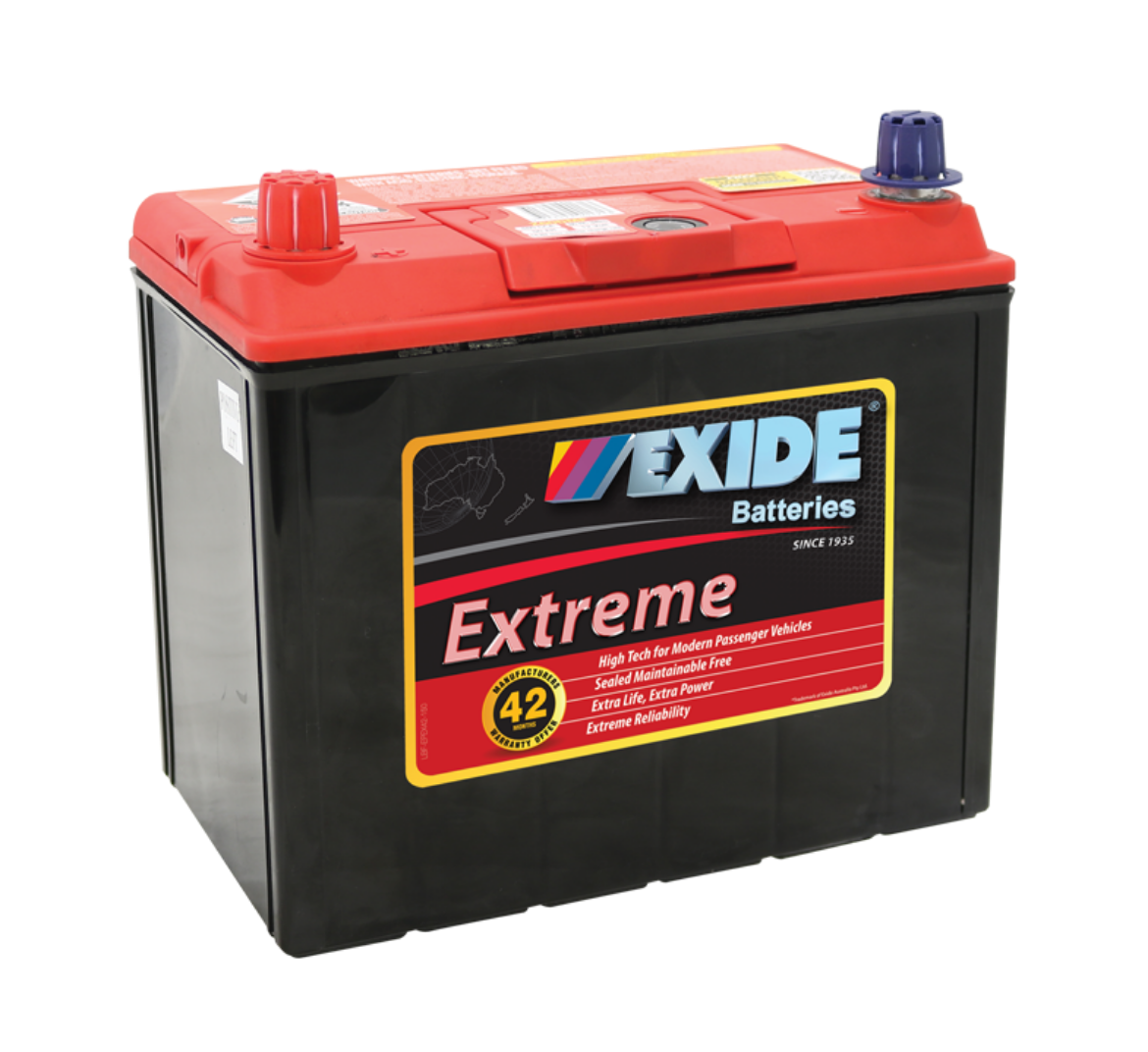 Picture of NS60A - 12VOLT 480CCA 50AH EXIDE EXTRA MAINTENANCE FREE BATTERY - LHP (X60D)