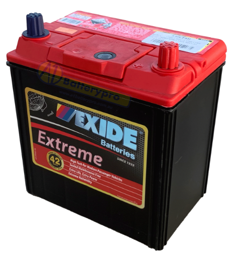 Picture of NS40ZL - 12VOLT 400CCA 44AH EXIDE EXTRA MAINTENANCE FREE BATTERY - RHP (X40CP)