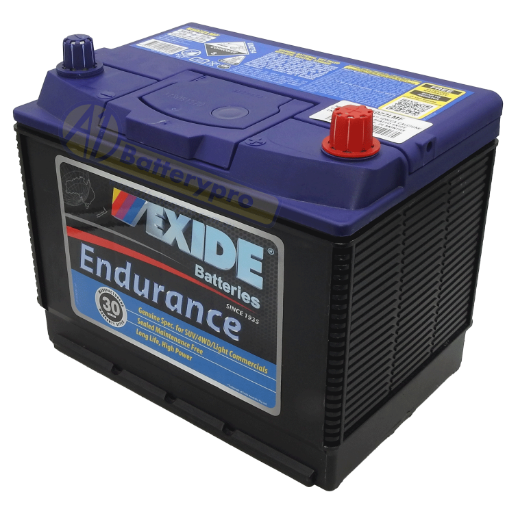 Picture of N50ZZLMF - 12VOLT 620CCA 70AH EXIDE ENDURANCE MAINTENANCE FREE BATTERY - RHP