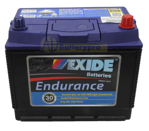 Picture of N50ZZLMF - 12VOLT 620CCA 70AH EXIDE ENDURANCE MAINTENANCE FREE BATTERY - RHP