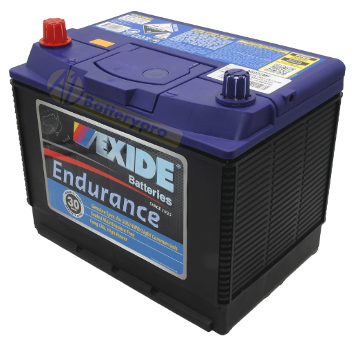 Picture of N50ZZMF - 12VOLT 620CCA 70AH EXIDE ENDURANCE CALCIUM MAINTENANCE FREE  BATTERY - LHP