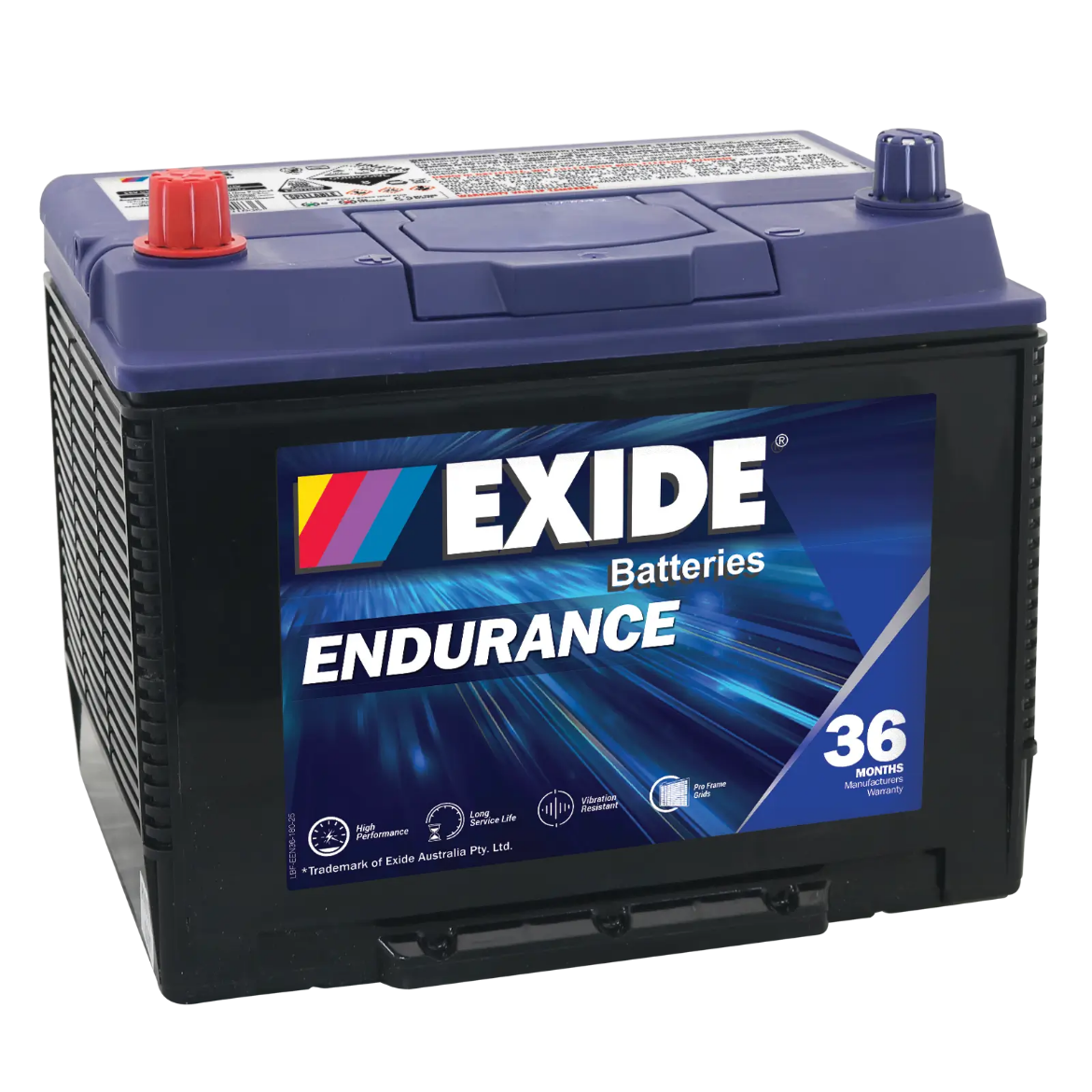 Picture of N50ZZMF - 12VOLT 620CCA 70AH EXIDE ENDURANCE CALCIUM MAINTENANCE FREE  BATTERY - LHP