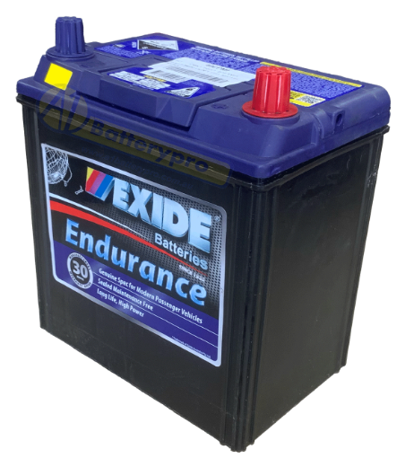 Picture of 40CP - 12VOLT 350CCA 40AH EXIDE SEALED MAINTENANCE FREE BATTERY - RHP (NS40ZL)