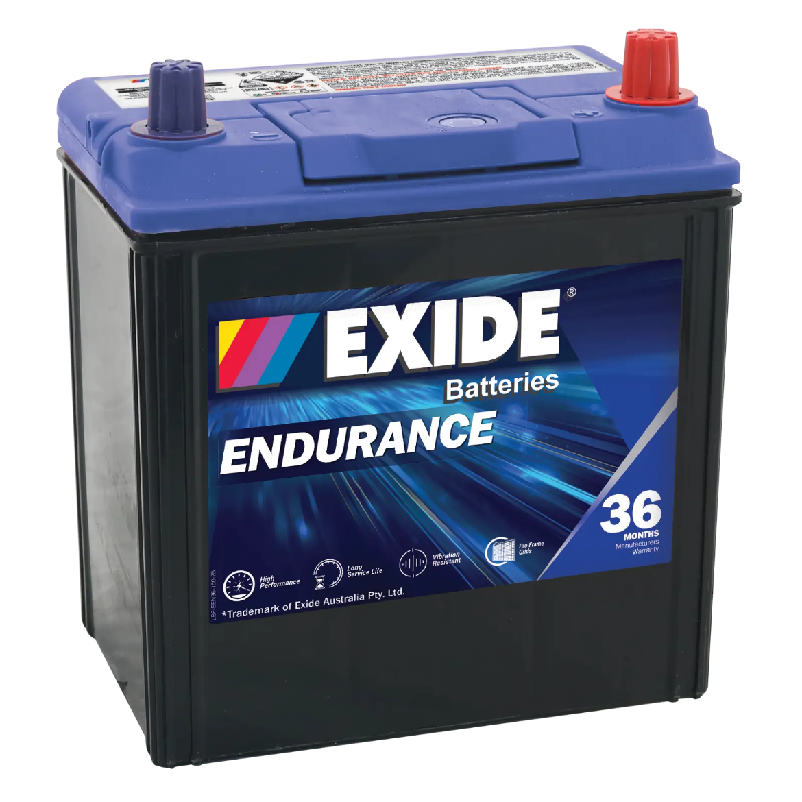 Picture of 40CP - 12VOLT 350CCA 40AH EXIDE SEALED MAINTENANCE FREE BATTERY - RHP (NS40ZL)