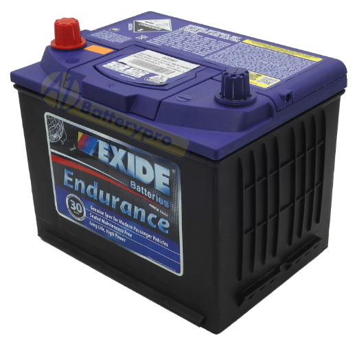 Picture of 52DMF - 12VOLT 580CCA 60AH EXIDE SEALED MAINTENANCE FREE BATTERY- LHP (N50P/N50/NS50P)