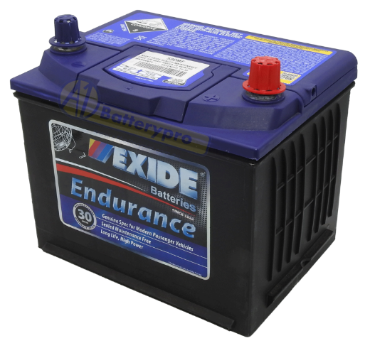 Picture of 53CMF - 12VOLT 580CCA 60AH EXIDE SEALED MAINTENANCE FREE BATTERY - RHP (N50VT)