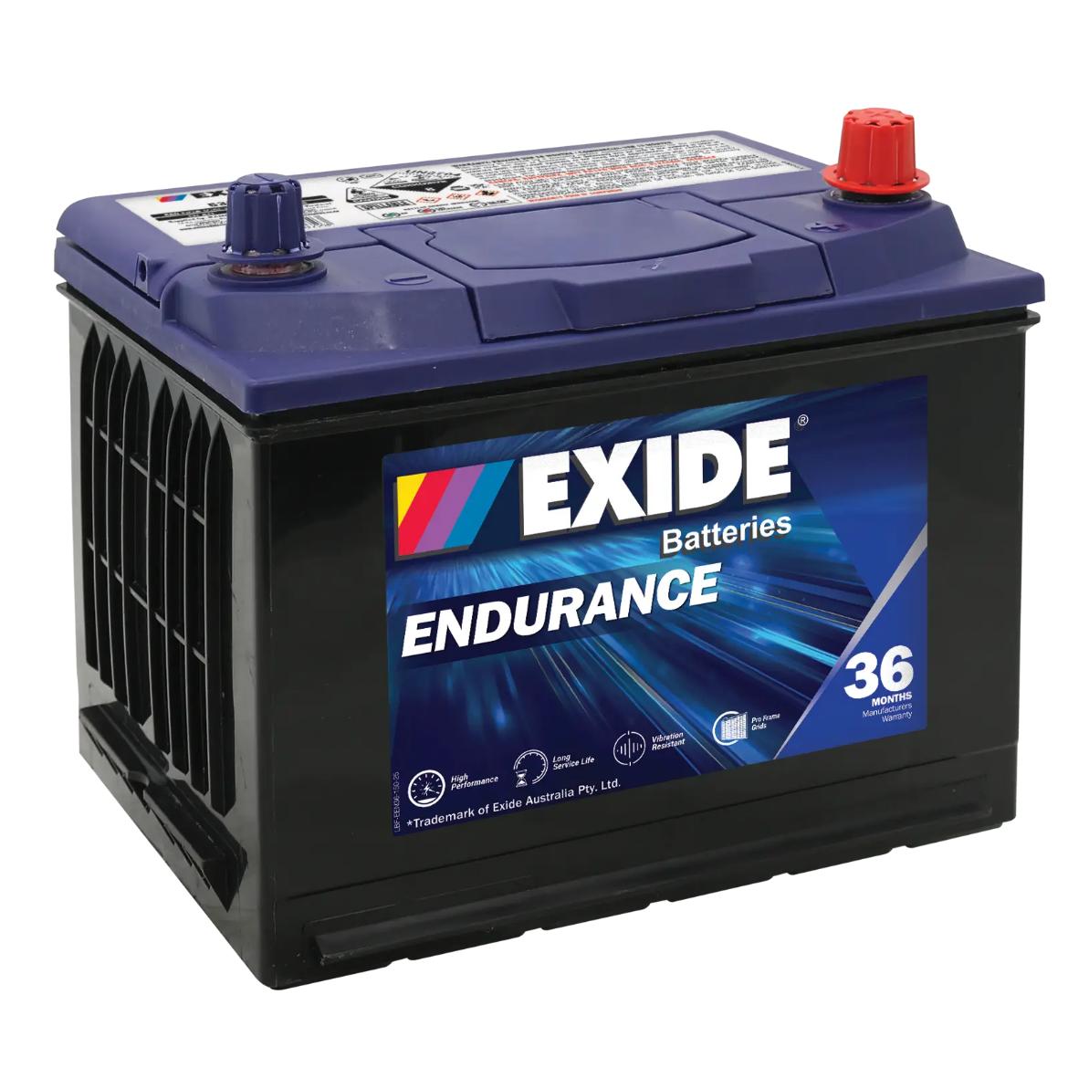 Picture of 53CMF - 12VOLT 580CCA 60AH EXIDE SEALED MAINTENANCE FREE BATTERY - RHP (N50VT)