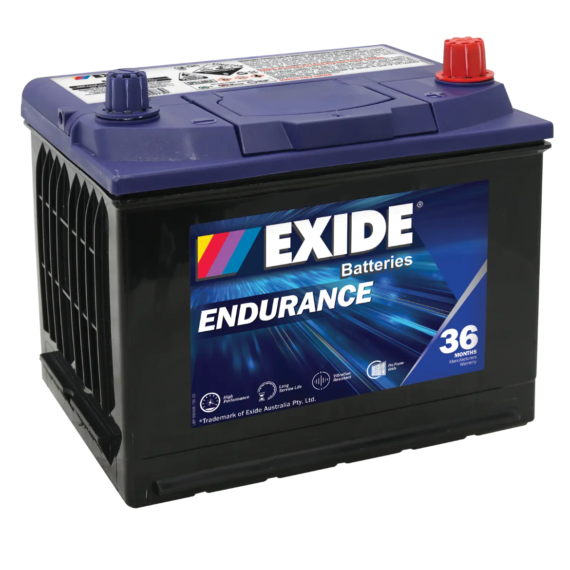 Picture of 54CMF - 12VOLT 580CCA 60AH EXIDE EXTRA HEAVY DUTY SEALED MAINTENANCE FREE BATTERY (N50PL / N50G) - RHP