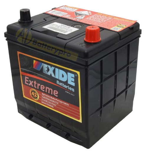 Picture of 50D20LMF - 12VOLT 450CCA 50AH EXIDE EXTREME REDTOP MAINTENANCE FREE BATTERY - RHP (PB50D20L)