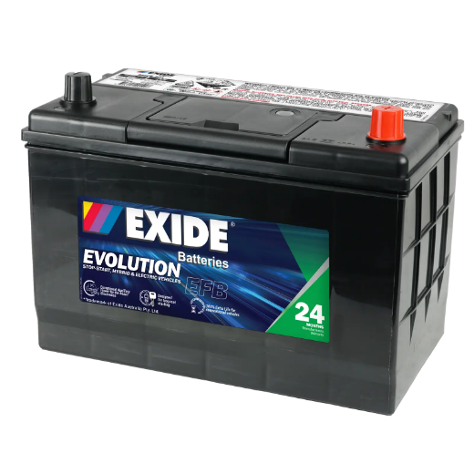 Picture of N70ZZL - 12VOLT 760CCA EXIDE EFB STOP START TECHNOLOGY BATTERY - RHP