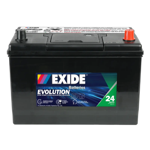 Picture of N70ZZL - 12VOLT 760CCA EXIDE EFB STOP START TECHNOLOGY BATTERY - RHP