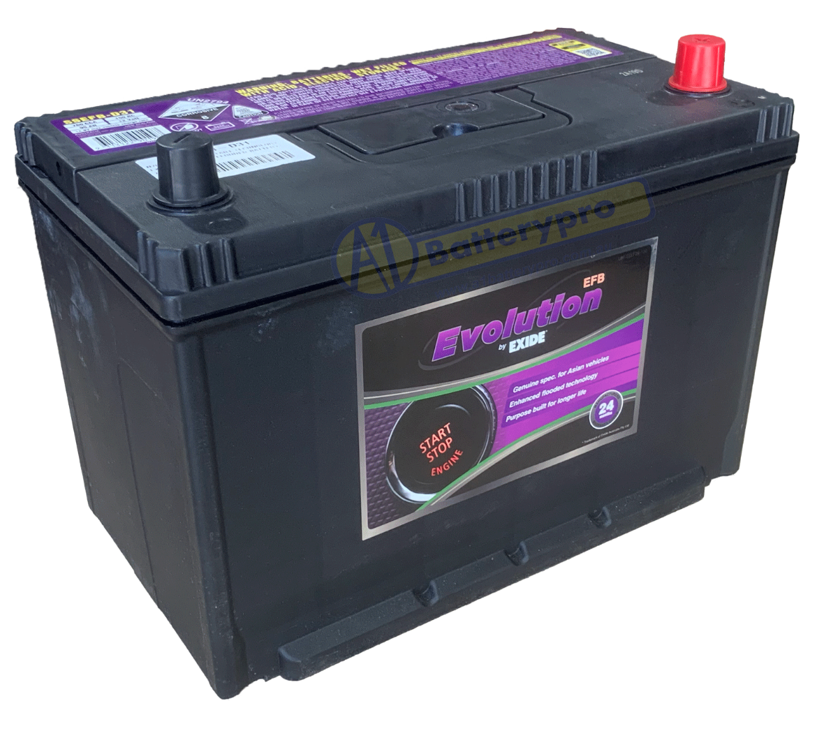 Picture of N70ZZL - 12VOLT 760CCA EXIDE EFB STOP START TECHNOLOGY BATTERY - RHP