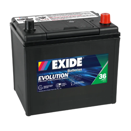 Picture of SSEFB-D23 - 12VOLT 650CCA EXIDE EFB STOP START TECHNOLOGY -  RHP (SQ85D23L)