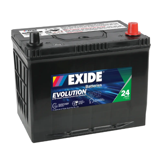 Picture of N50ZZL - 12VOLT 680CCA EXIDE EFB STOP START TECHNOLOGY BATTERY - RHP