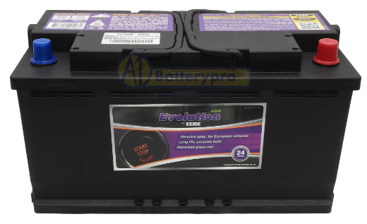 Picture of SSAGM-88EU - 12VOLT 850CCA 92AH EXIDE AGM STOP START TECHNOLOGY BATTERY - RHP (DIN88H)